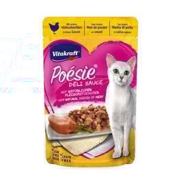 Vitakraft Poesie Deli Sauce Carne de Pollo en salsa sobre para gatos